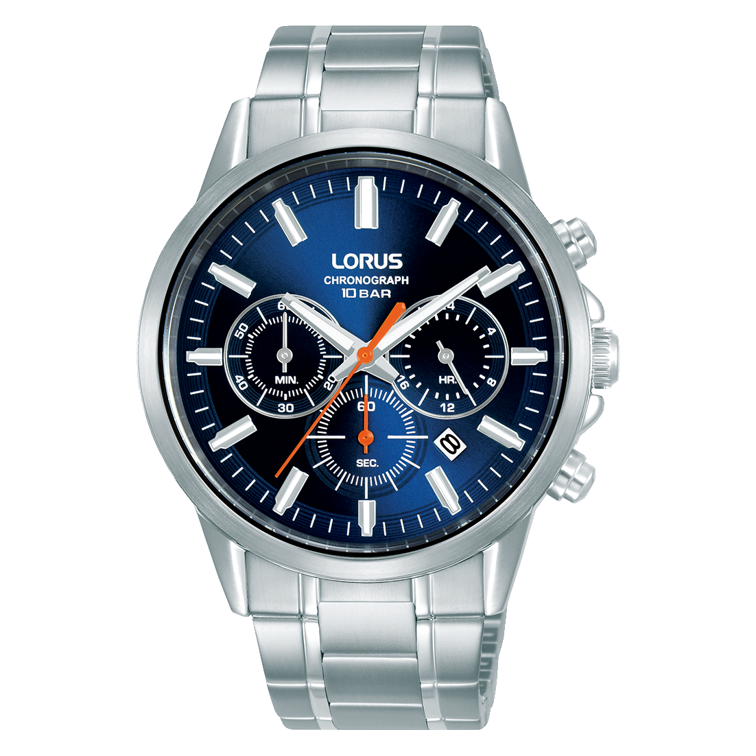 Lorus Sports RT373KX9 Herrenuhr Dunkelblau • Chronograph • Mineralglas