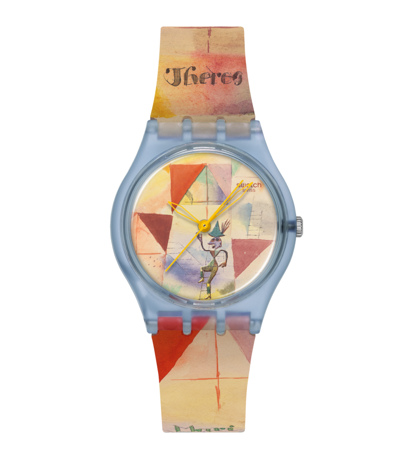 Swatch Originals Medium SO28Z703 Klee's Bavarian Don Giovanni Armbanduhr • Swatch x Guggenheim Kollektion • Kunstwerk am