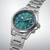 Seiko Prospex herrur, turkos urtavla, armband i rostfritt stål, sidovy