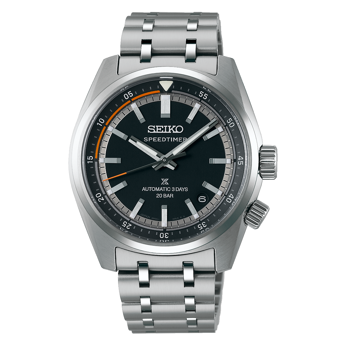 Seiko SPB515J1 Prospex Speedtimer Herrenuhr Schwarz • Automatikwerk mit Handaufzug • Saphirglas mit Entspiegelung