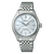 Seiko Presage herrklocka med silverfärgad urtavla och armband i rostfritt stål