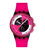 Swatch New Chrono Plastic SUSB110 Armbanduhr Fuchsia • Chronograph • Leuchtzeiger