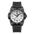 Luminox dykarklocka med vit urtavla, svarta visare och datumfönster vid 3