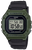 Casio Vintage digital klocka med grönt hölje, svart armband och digital display
