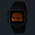 Casio Herrenuhr mit beleuchtetem Display, schwarzes Gehäuse und Vibrationsalarm