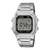 Casio W-800HD-1AVEF Herren-Armbanduhr, silbernes Edelstahlband, Display mit WR