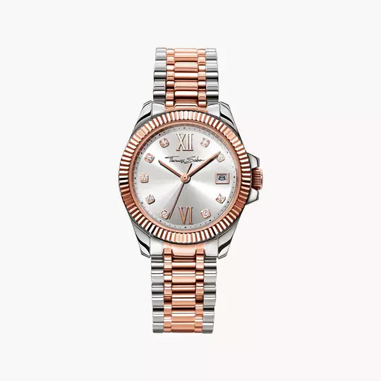 Thomas Sabo Divine Spirit WA0219-272-201 Damenuhr Roségold-Silber • Mineralglas mit Saphirbeschichtung •