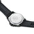 "Luminox herrklocka med svart armband och silverfärgad bakboett med gravyr"