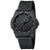 Luminox herrur: svart urtavla med timmarkörer, datumfönster (3), svart armband.
