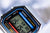 Casio digitalur-display: siffror, blått elektroluminiscensljus, larm
