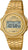 Casio Vintage digital klocka med guldfärgat metallarmband och rund urtavla, WR