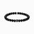 Armband med svarta pärlor och gnistrande zirkoniadetalj, Thomas Sabo