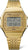 Guldpläterad Casio stegräknare herrklocka med digital display och metallarmband