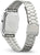 Casio armbandsur med silverfärgat metallarmband, baksida med text och boettprägling