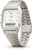 Casio Vintage-armbandsur med silverfärgat metallarmband och vit digital display nedtill