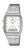 Casio Vintage-armbandsur med silverfärgat metallarmband och vit urtavla, analogt och digitalt