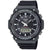 Casio Tough Solar Herrenarmbanduhr, schwarz, analoges Zifferblatt mit Digitalanzeige