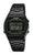 Casio digital klocka med svart metallarmband och LCD-display