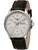 Bauhaus Herrenarmbanduhr mit beigem Zifferblatt, braunem Lederarmband und Datumsanzeige