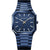 Bering Herrenarmbanduhr, blaues Zifferblatt, Saphirglas, Edelstahlarmband