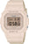 Casio Baby-G damklocka med beige plastarmband och digital display, stöttålig