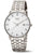 Herrenarmbanduhr Boccia Titan 3607-06, silbernes Metallband, weißes Zifferblatt, Datumsfenster