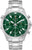 Bulova herrarmbandsur Marine Star med grön urtavla, armband i rostfritt stål
