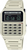 Casio Vintage digital klocka med beige plastarmband och LCD-display, knappar
