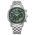 Citizen herr-kronograf med grön urtavla och armband i rostfritt stål
