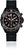 Chris Benz herrklocka: svart armband, svart urtavla, orange accenter