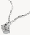 Silver charm med rosenblommor på pansarkedja, Thomas Sabo