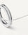 Detaljerad vy: Halsband i 925 sterling silver med ringformad berlock och zirkoniabana