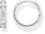 Creolörhänge i 925 sterlingsilver med stenar och graverade bokstavsringar