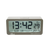 Väckarklocka i grått med digital tid 13:42 och DST-indikator