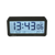 Sveglia con display digitale blu e indicazione di data/temperatura