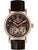 Herrenuhr Carl von Zeyten mit braunem Zifferblatt, roségoldenem Gehäuse und Lederarmband