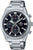 Casio Edifice herrklocka kronograf med armband i rostfritt stål och mörk urtavla, safirglas