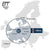 Europas tidszonskarta med ETT EcoTech Time-markörer och 1 000 km-angivelse
