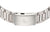 Herrarmbandsur: armband i metalllänkar med spänne, silverfärgad