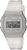 Casio damklocka med digital LCD, silverfärgat hölje och genomskinligt plastarmband.
