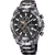 Herrklocka Chronograph med svart kamouflagearmband och svart urtavla