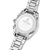 Edelstahl-Uhrgehäuse mit "FESTINA"-Prägung auf der Rückseite und Metallarmband