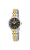 Festina Mademoiselle Damen-Armbanduhr mit zweifarbigem Band und schwarzem Ziffernblatt