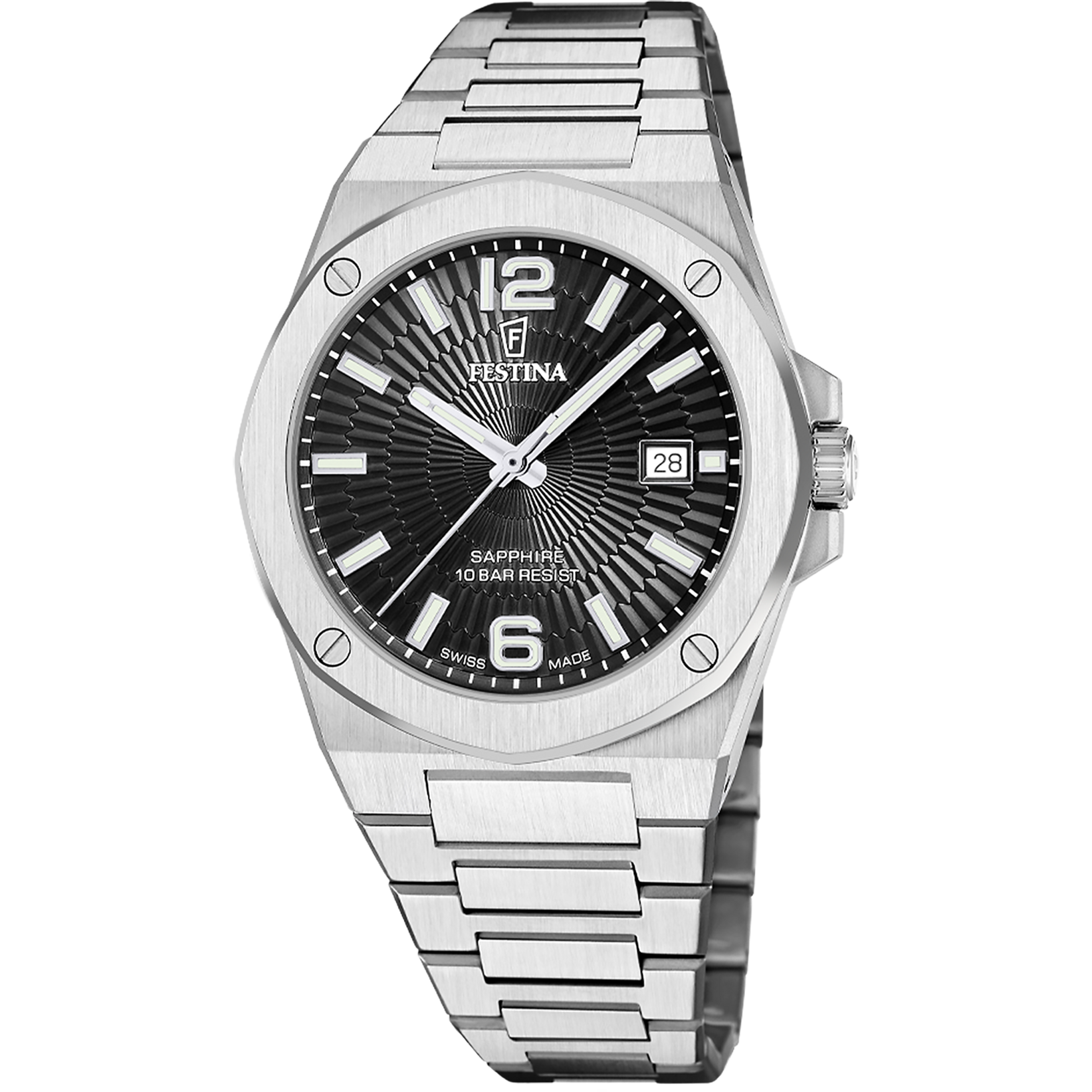 Festina Swiss Made F22000/4 Vallée Herren • Saphirglas • 10 ATM