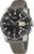 Festina Connected herrur med svart urtavla, silverfärgade visare och grått gummiarmband
