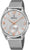 Festina herrarmbandsur med silverfärgat mesharmband och orange visare