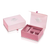 Klocklåda med öppet fack inuti, rosa, med Festina-logotyp