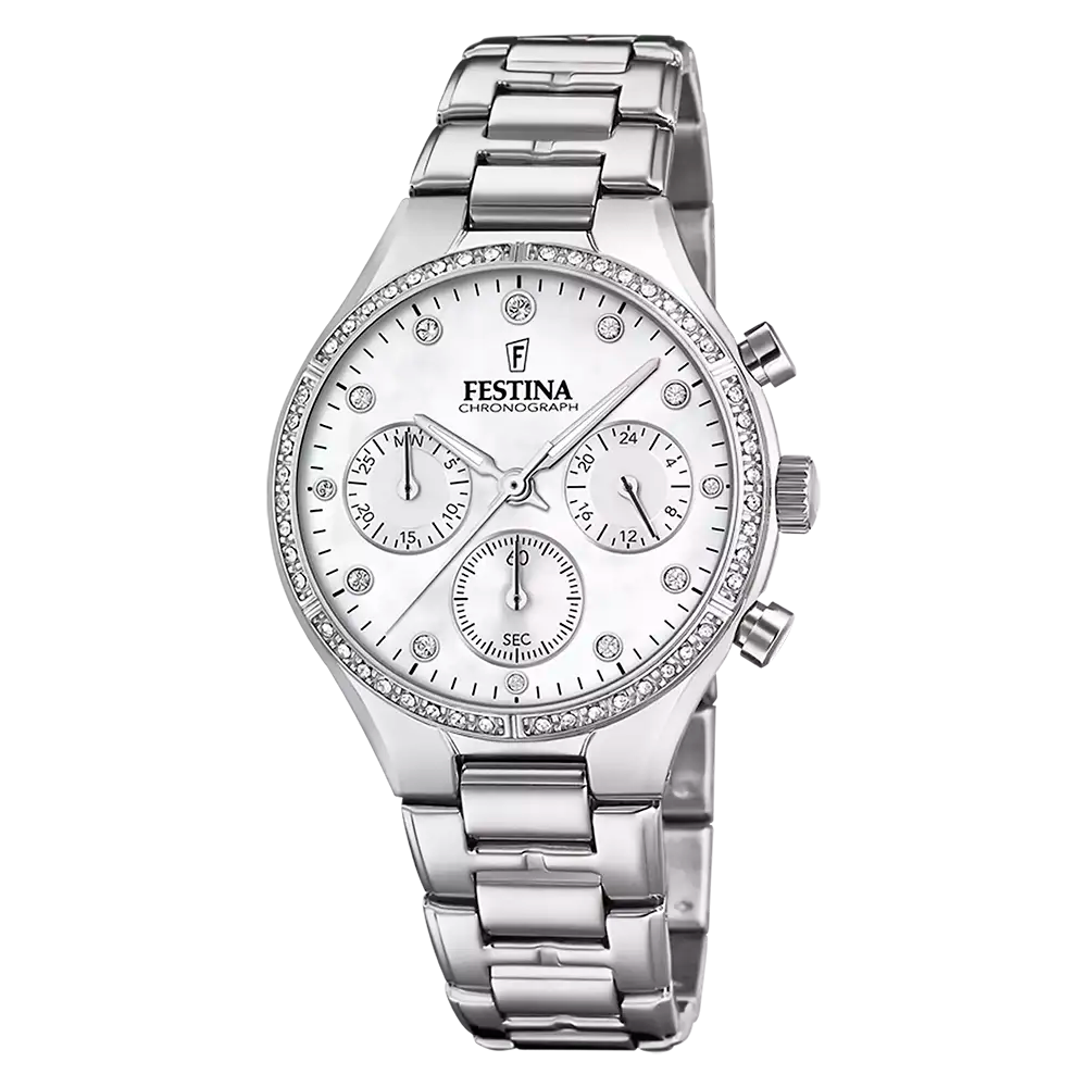 Festina Boyfriend F20401/1 Damklocka • Kronograf • Mineralglas