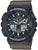 Casio G-Shock herrklocka med mörk urtavla och grått armband i plast