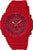 Röd G-SHOCK-klocka för män med armband i silikon